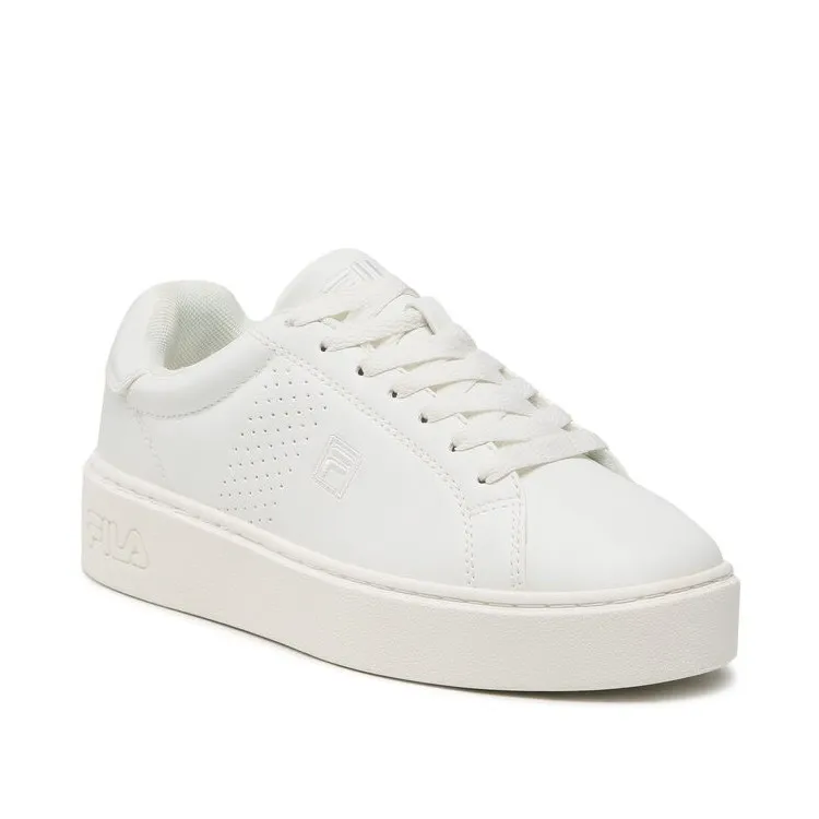 White FILA High-Top Teens Lace-Up Sneakers