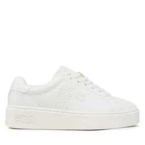 White FILA High-Top Teens Lace-Up Sneakers