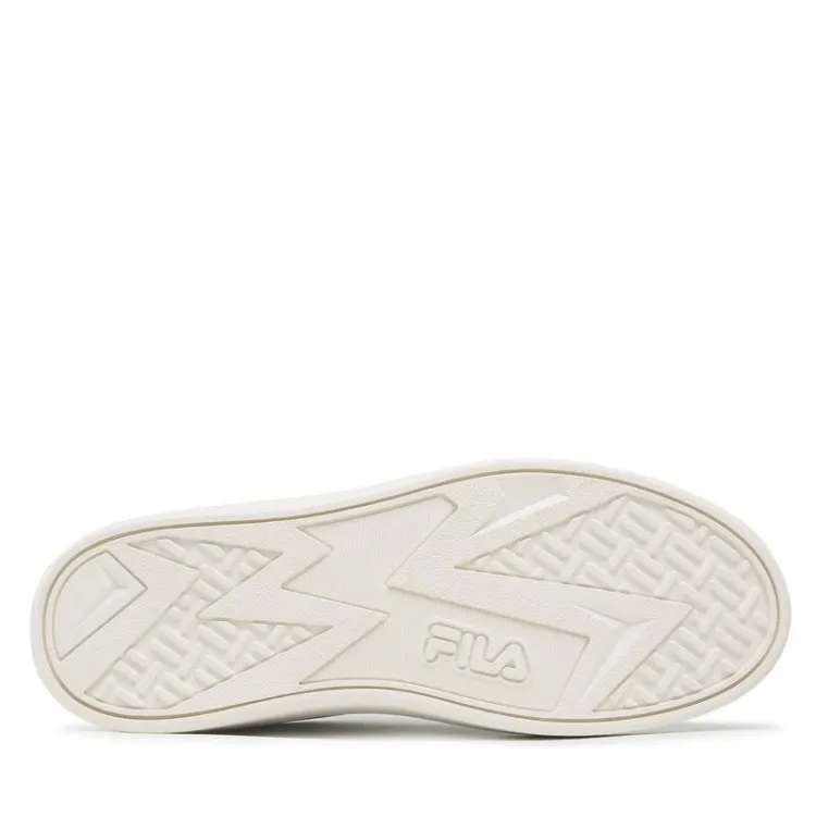 White FILA High-Top Teens Lace-Up Sneakers