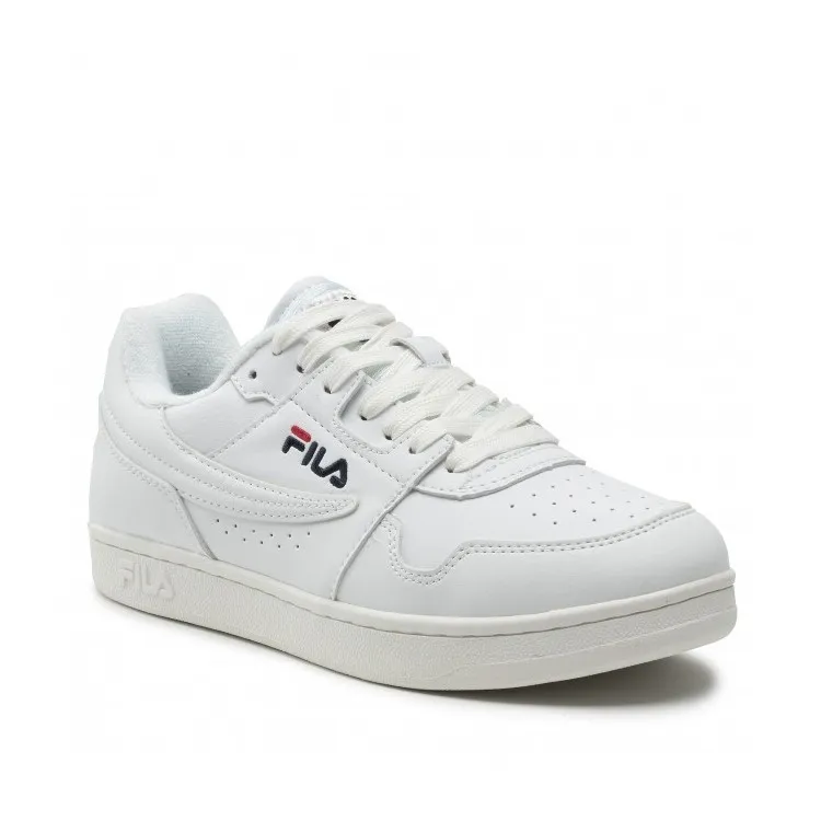 White Lace-Up Sneakers for Teens