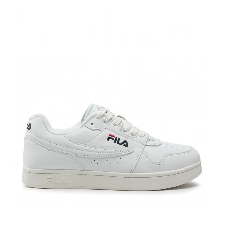 White Lace-Up Sneakers for Teens