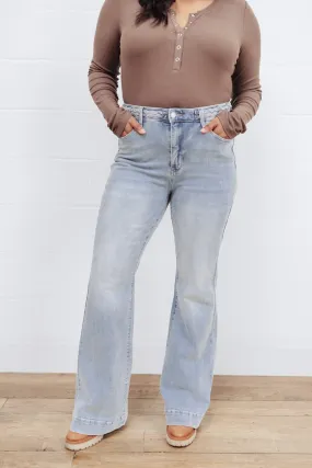 Fiona Braided Waistband High-Rise Jeans