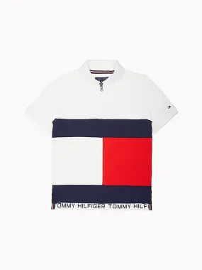 Flag Polo (Boys) - White