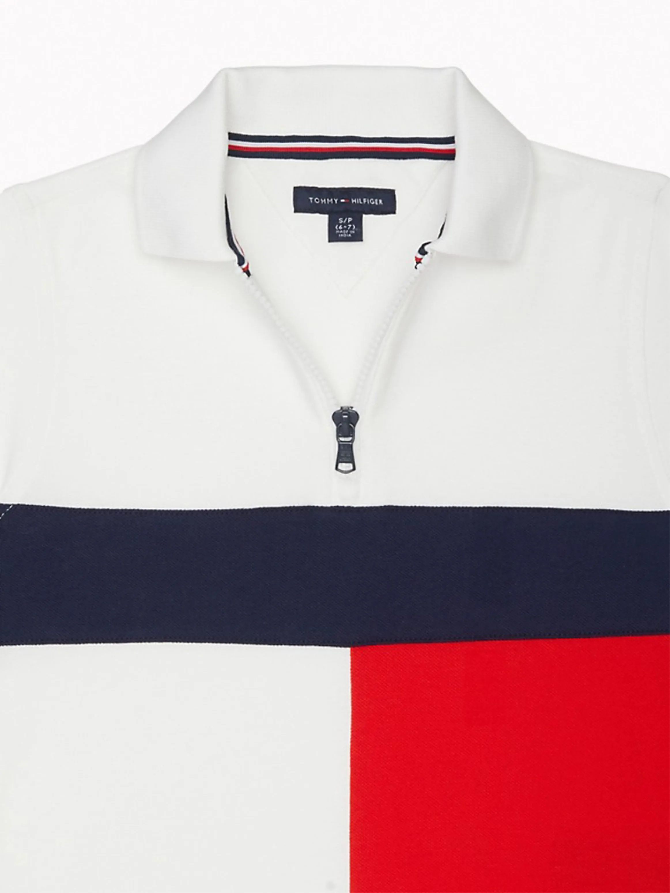 Flag Polo (Boys) - White