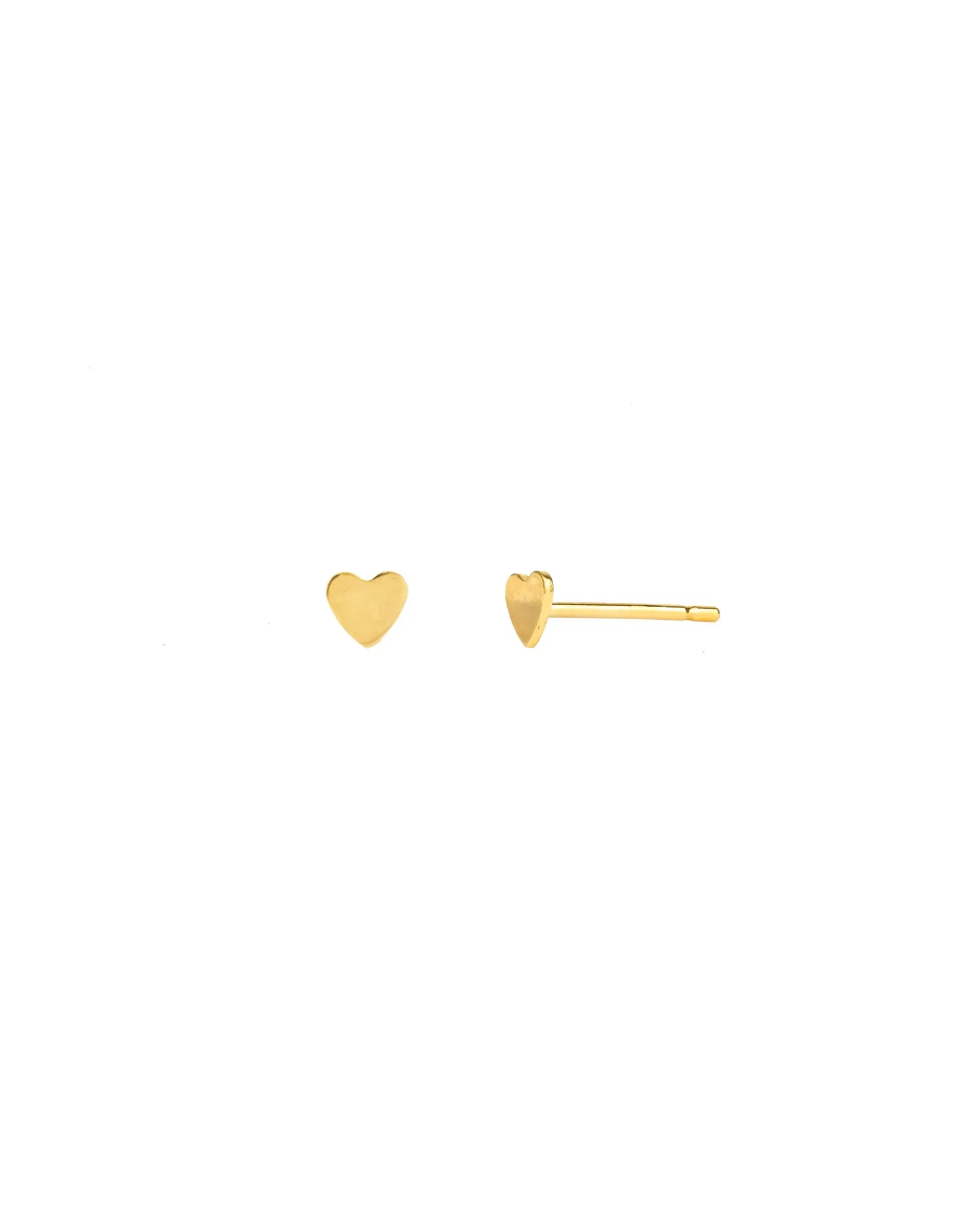     Flat Heart Studs    --    