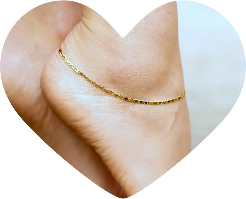 Flat Mariner Link Anklet