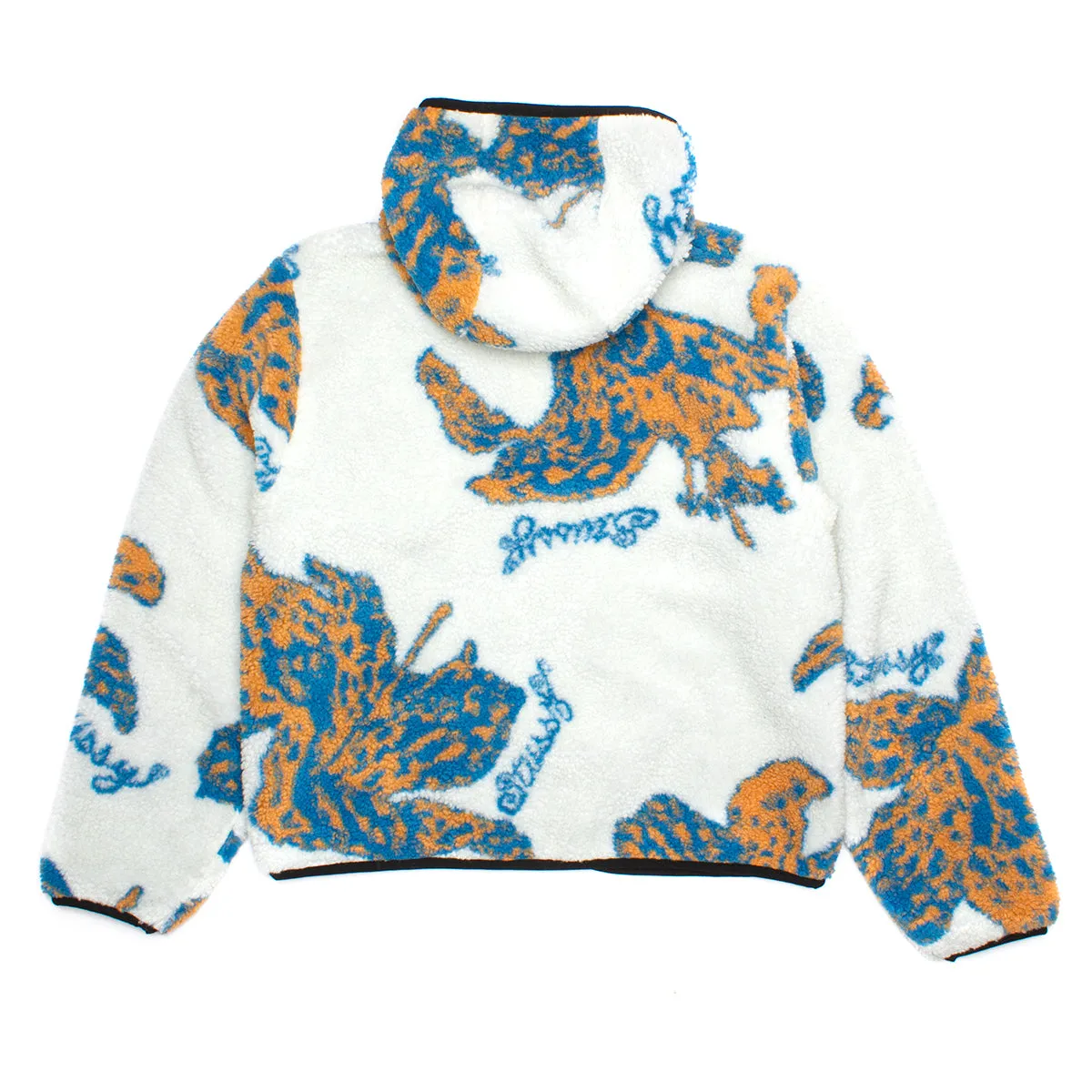 Sherpa Floral Hooded Jacket