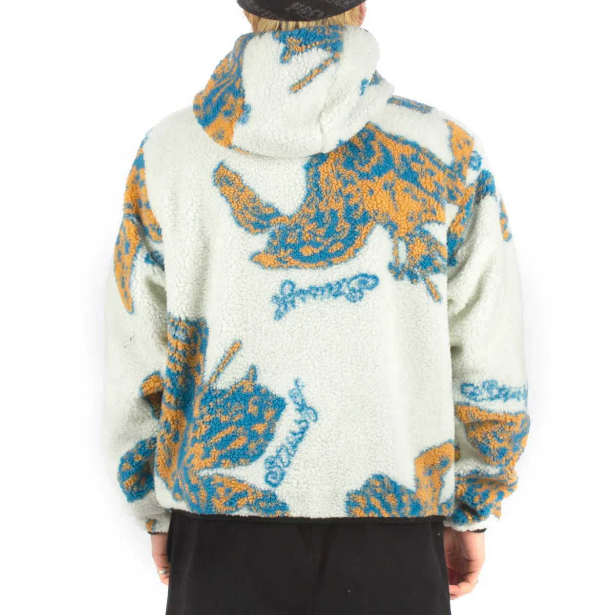 Sherpa Floral Hooded Jacket