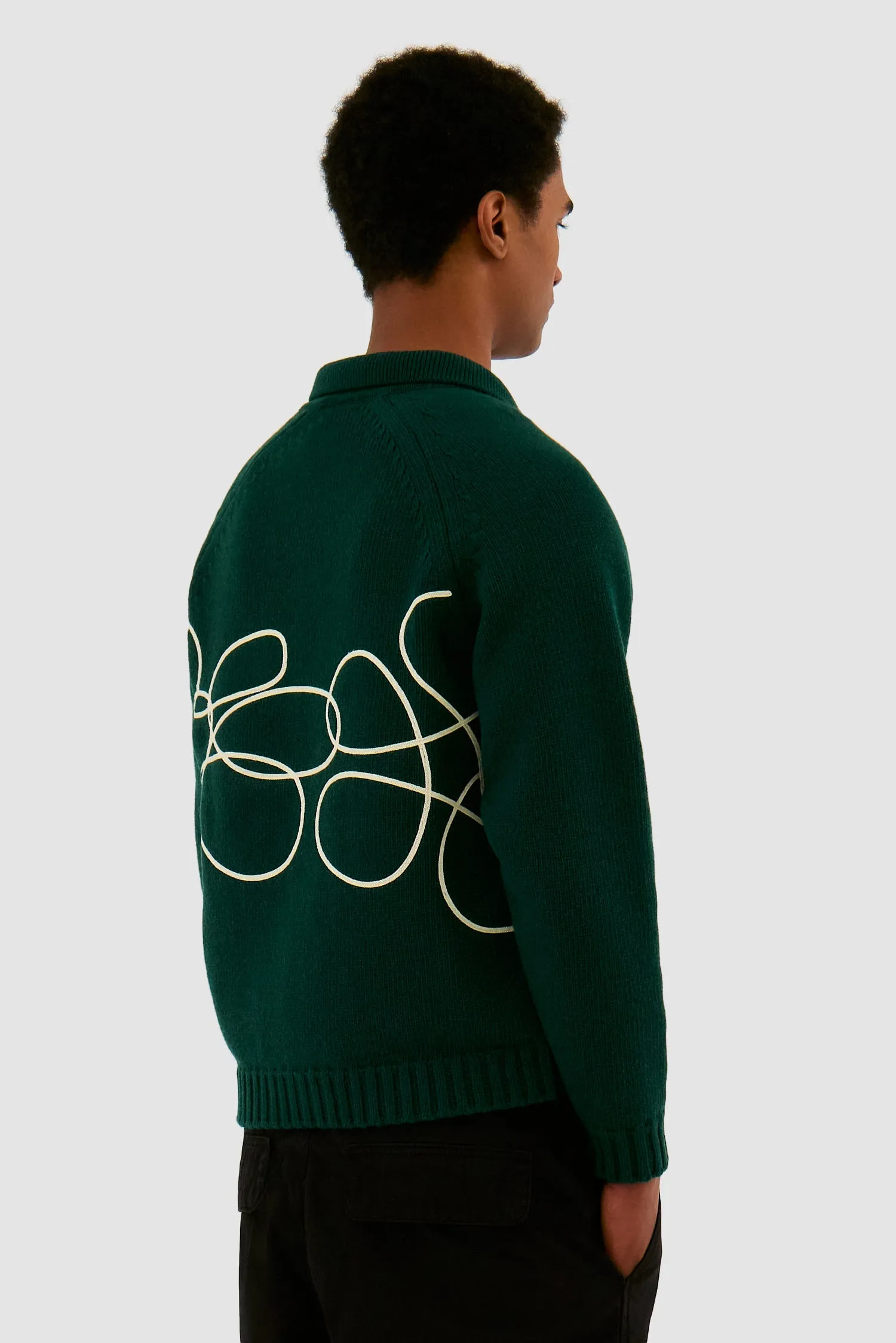 Flower Logo Knit - Green