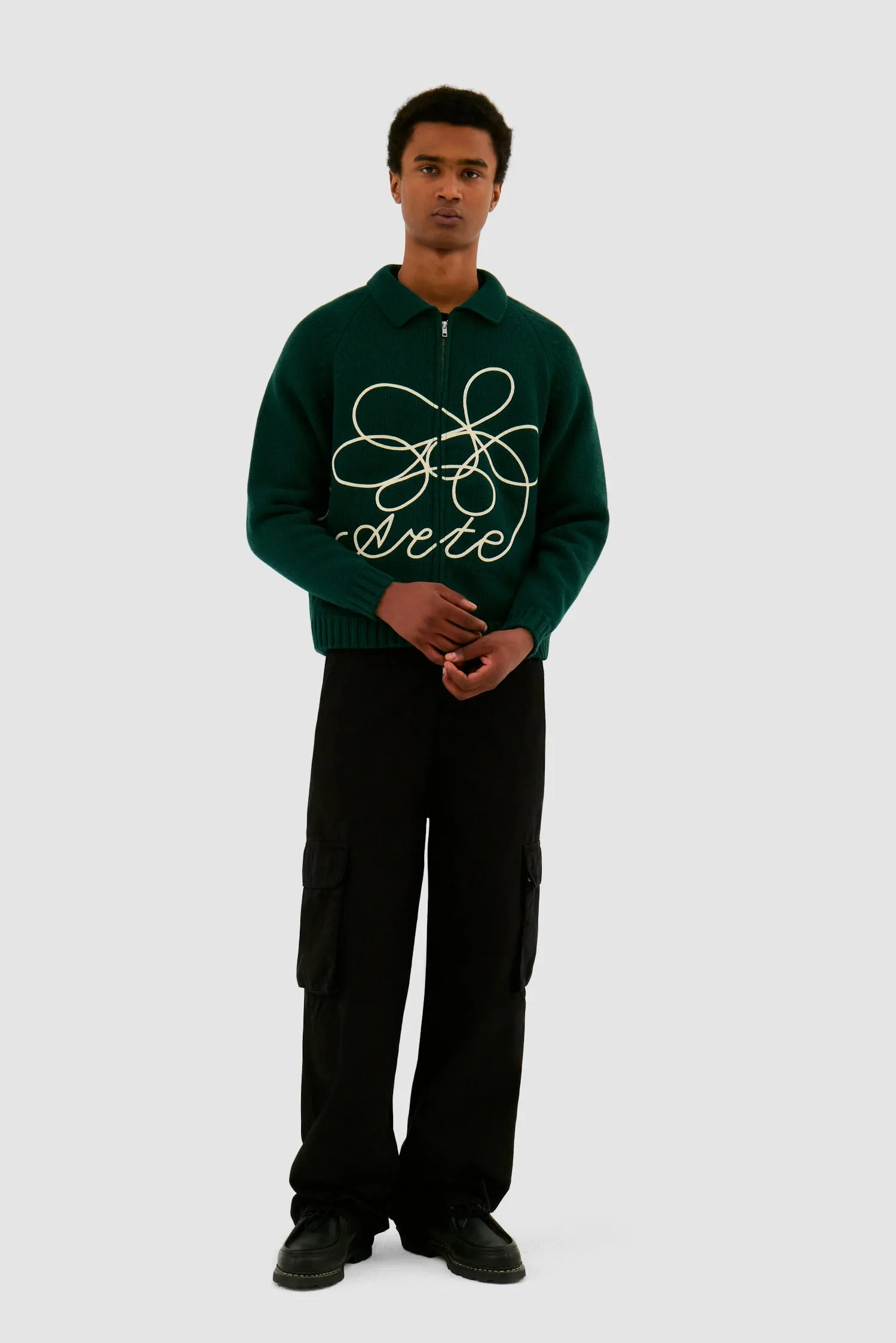 Flower Logo Knit - Green