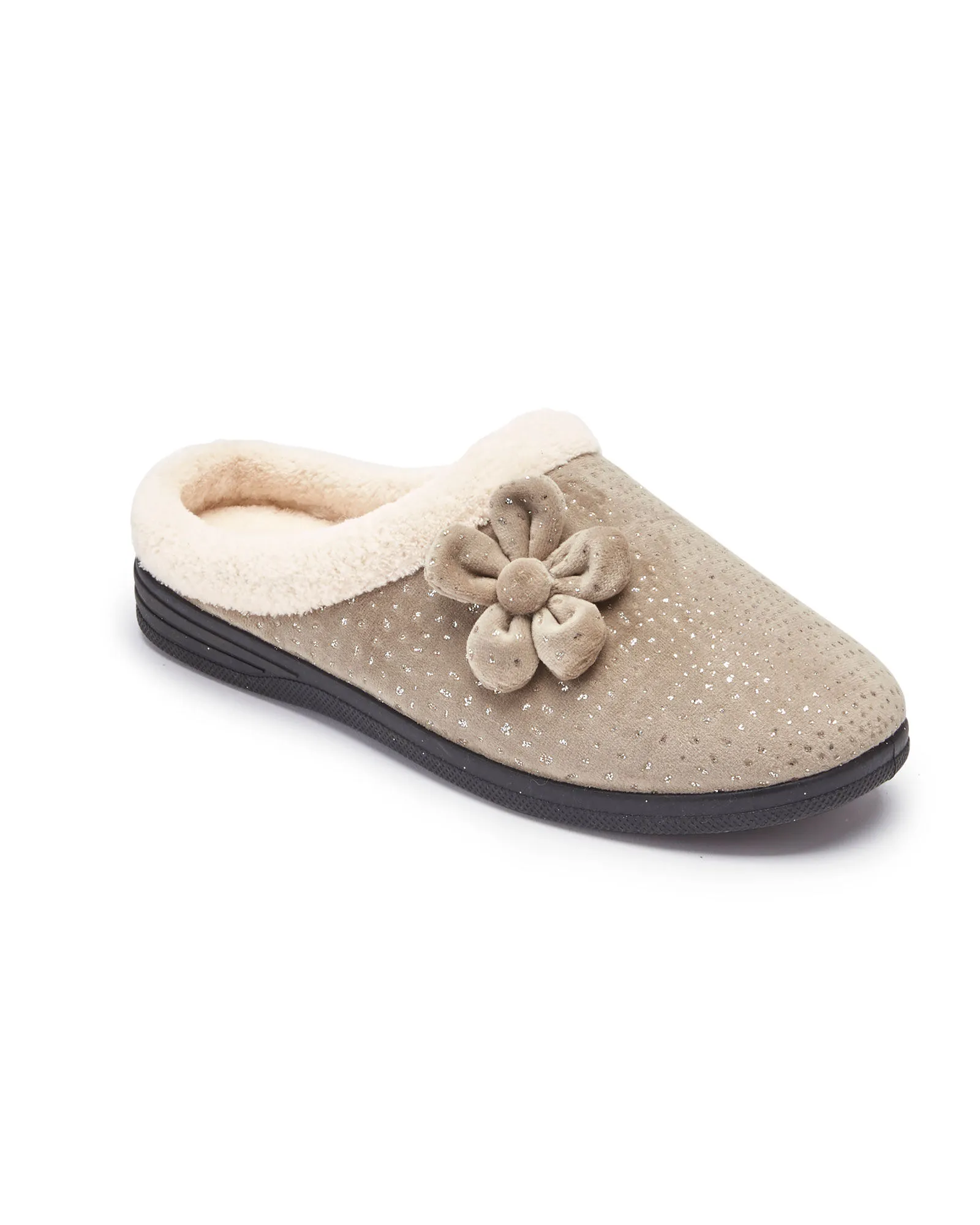 Flower Mule Slippers