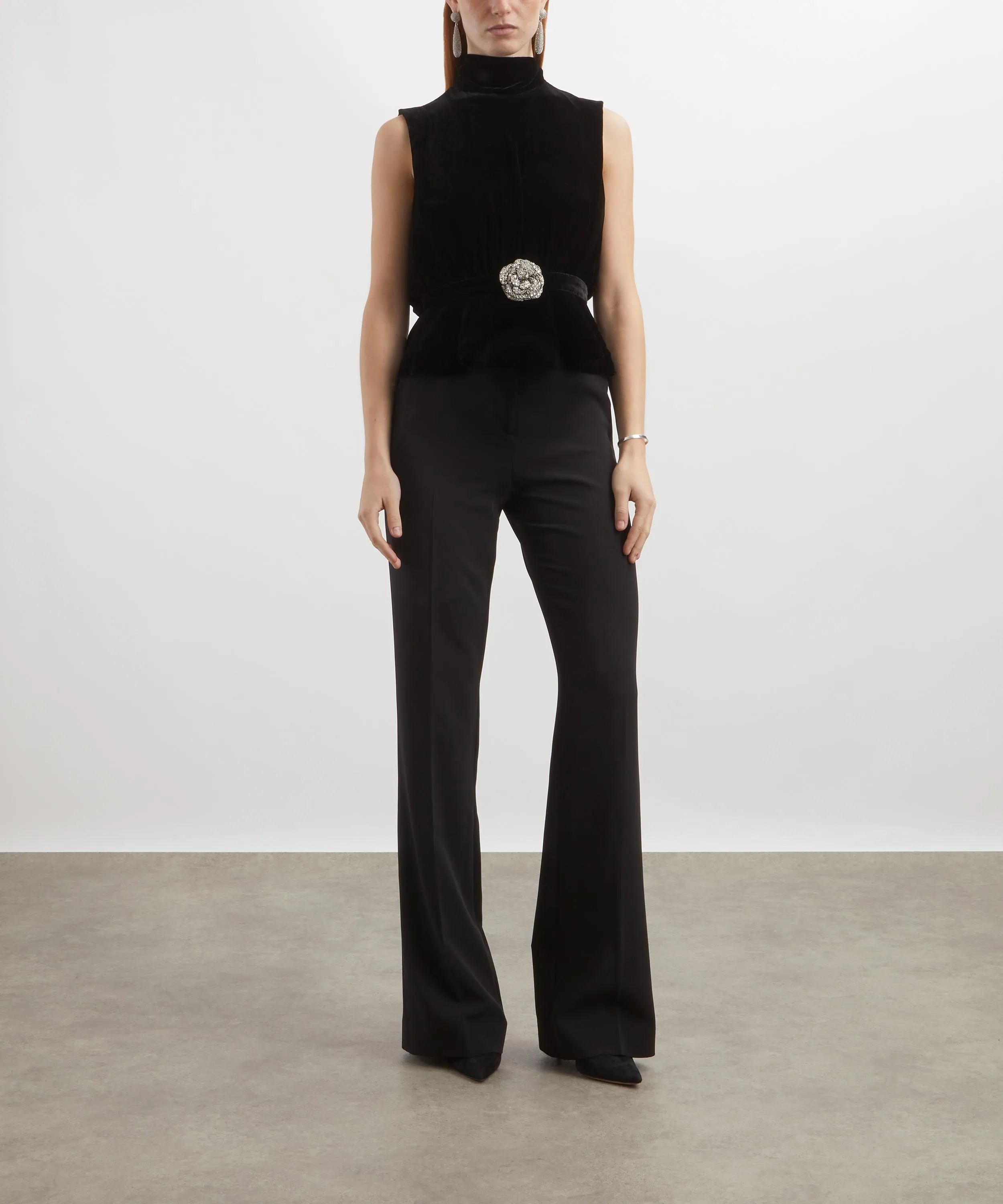 Flute B Crepe Trousers