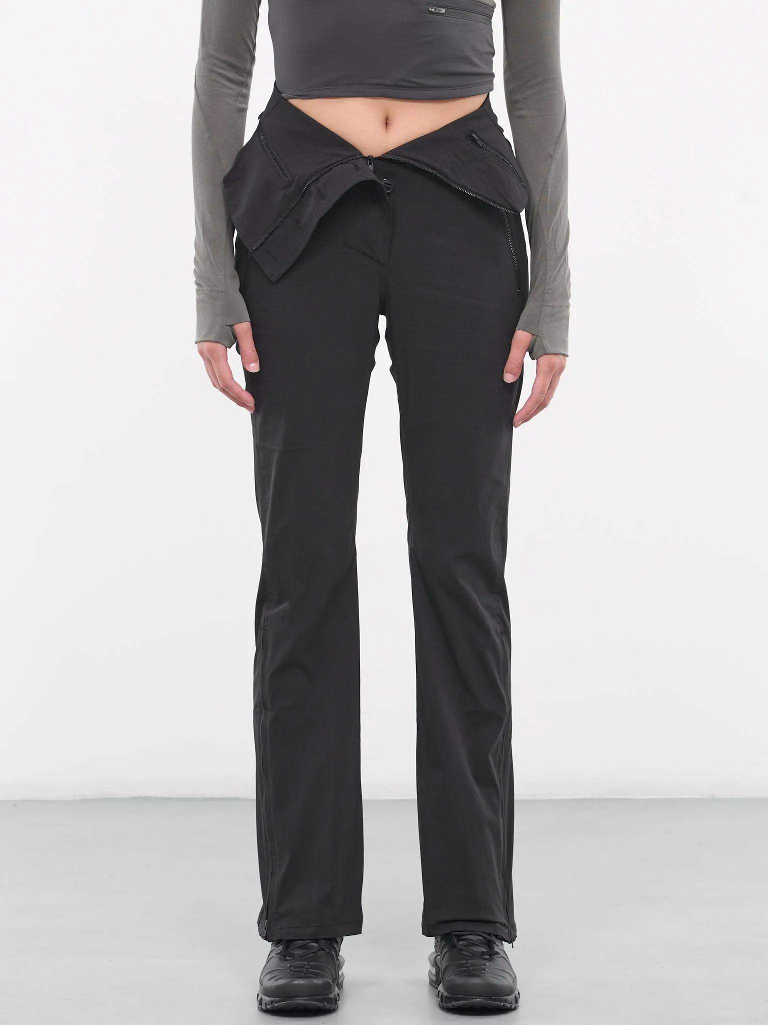 Folded Waist Trousers (PT1K-BLACK-F23)