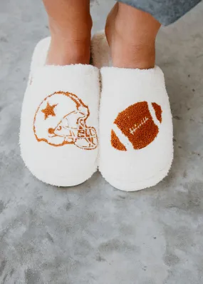 Football and Helmet Slippers