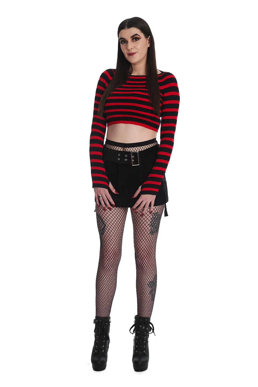 Feminine Striped Sweater - Shop Now