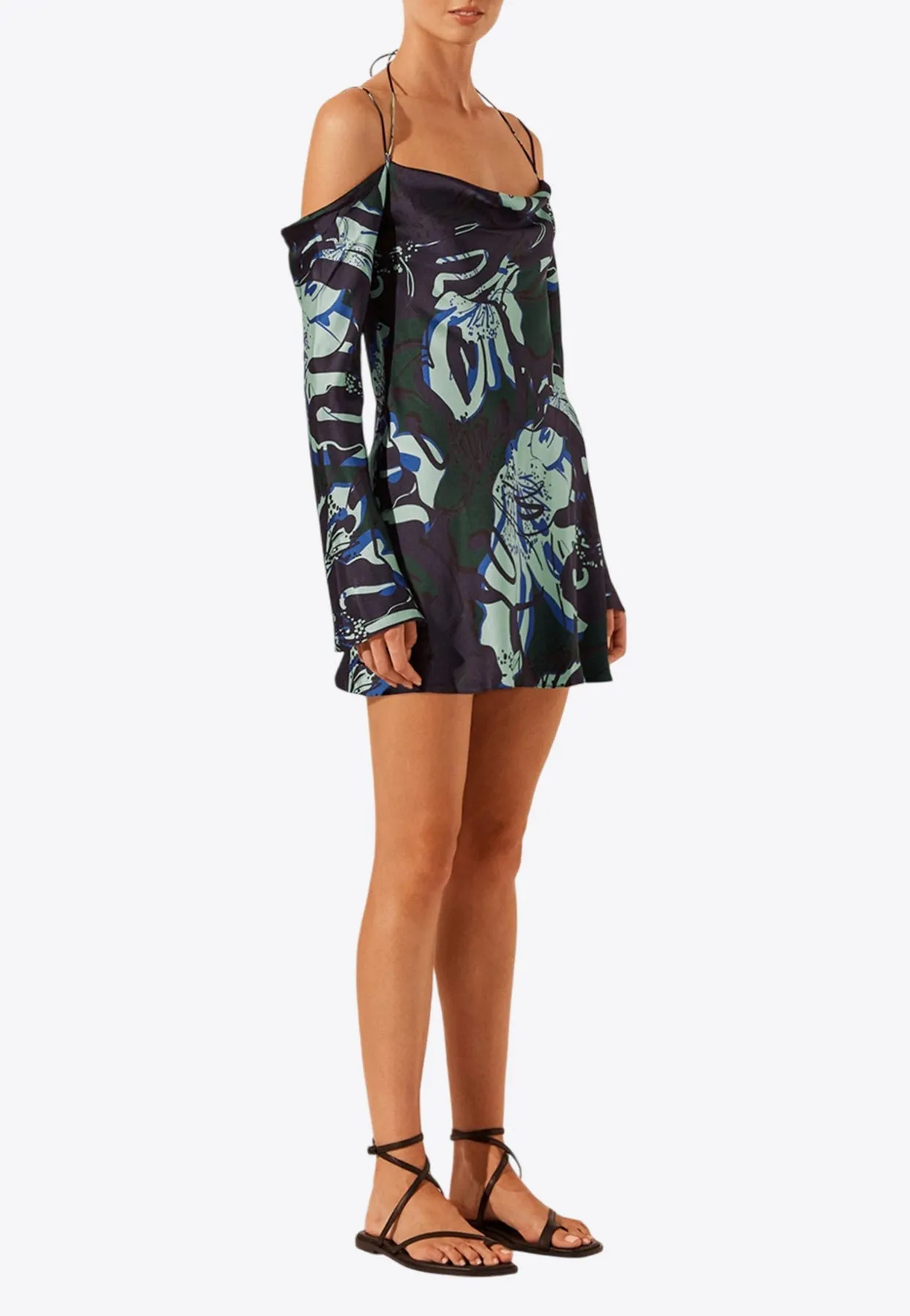 Franco Off-Shoulder Floral Mini Dress