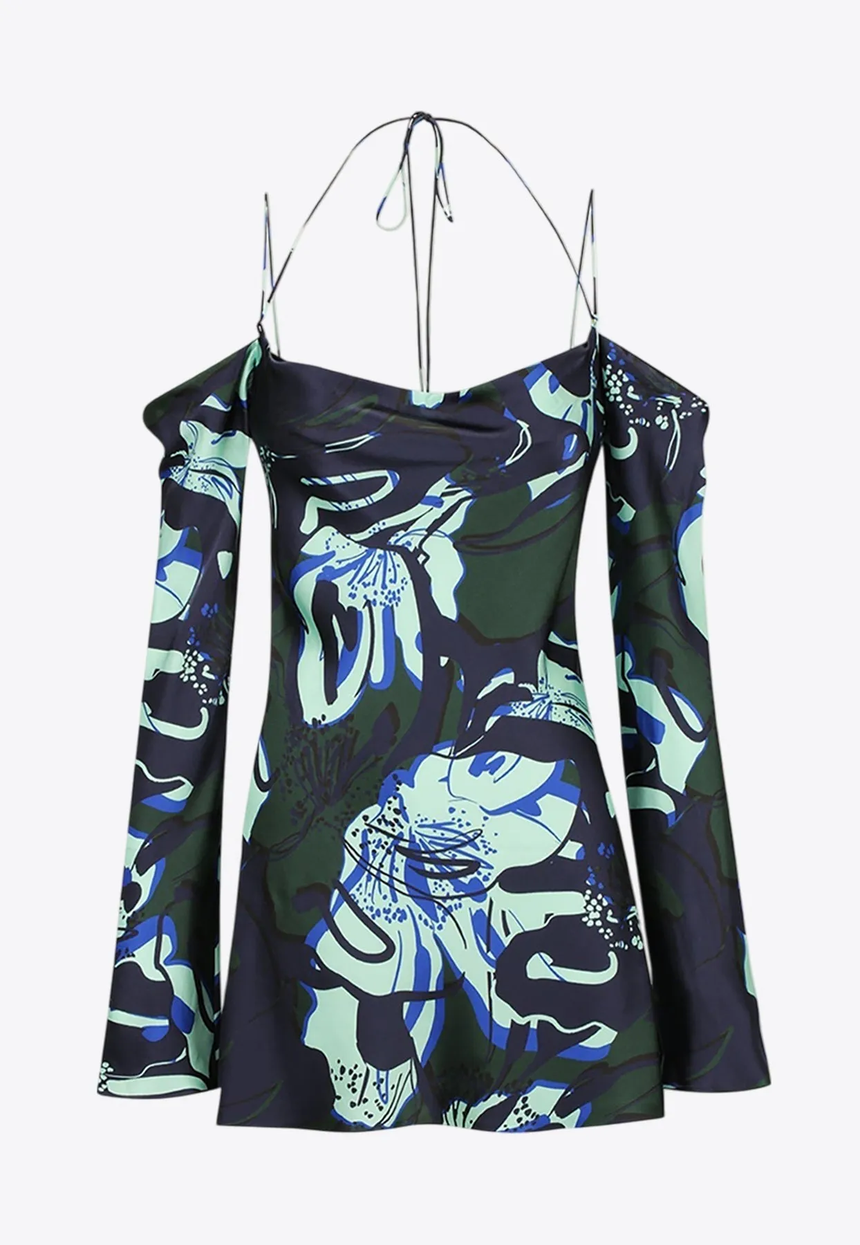 Franco Off-Shoulder Floral Mini Dress