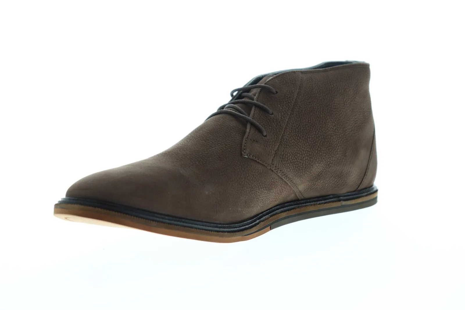 Frank Wright Walker MFW353 Mens Brown Leather Lace Up Chukkas Boots