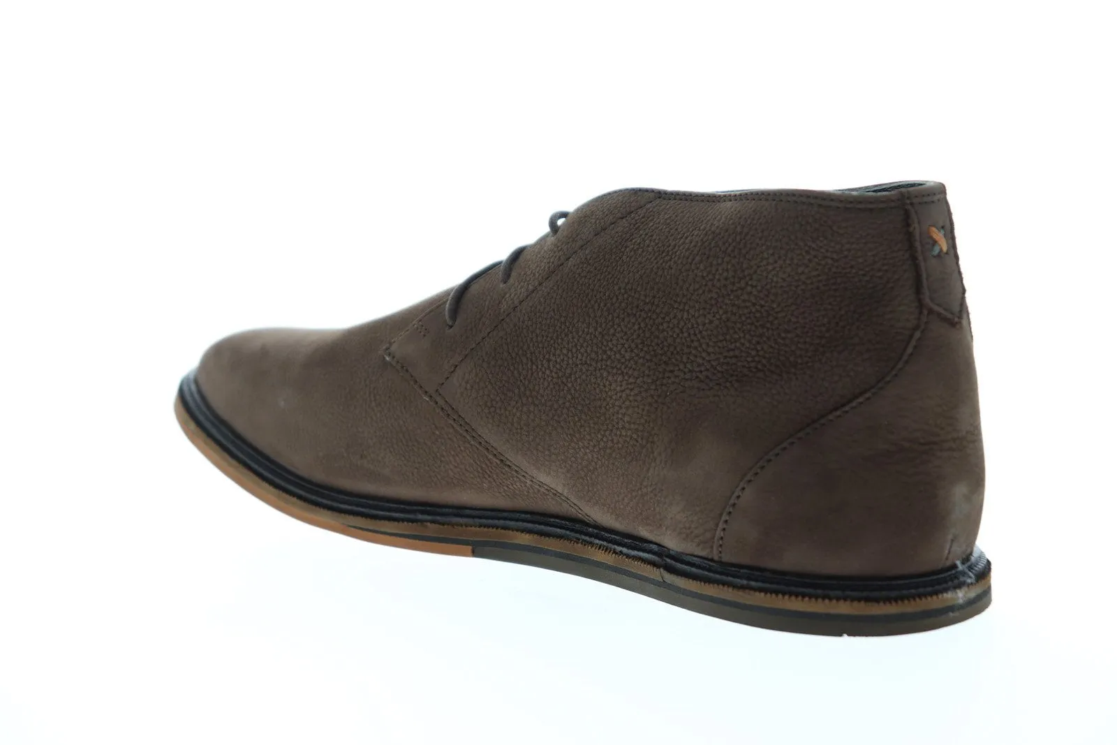 Frank Wright Walker MFW353 Mens Brown Leather Lace Up Chukkas Boots