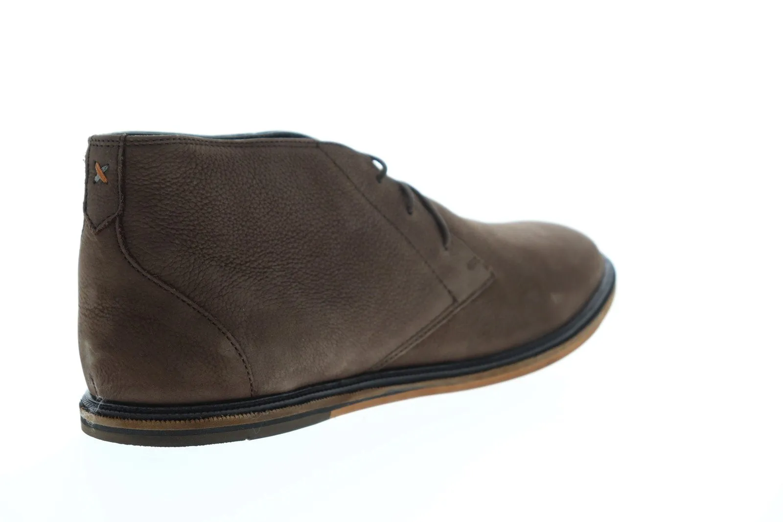 Frank Wright Walker MFW353 Mens Brown Leather Lace Up Chukkas Boots