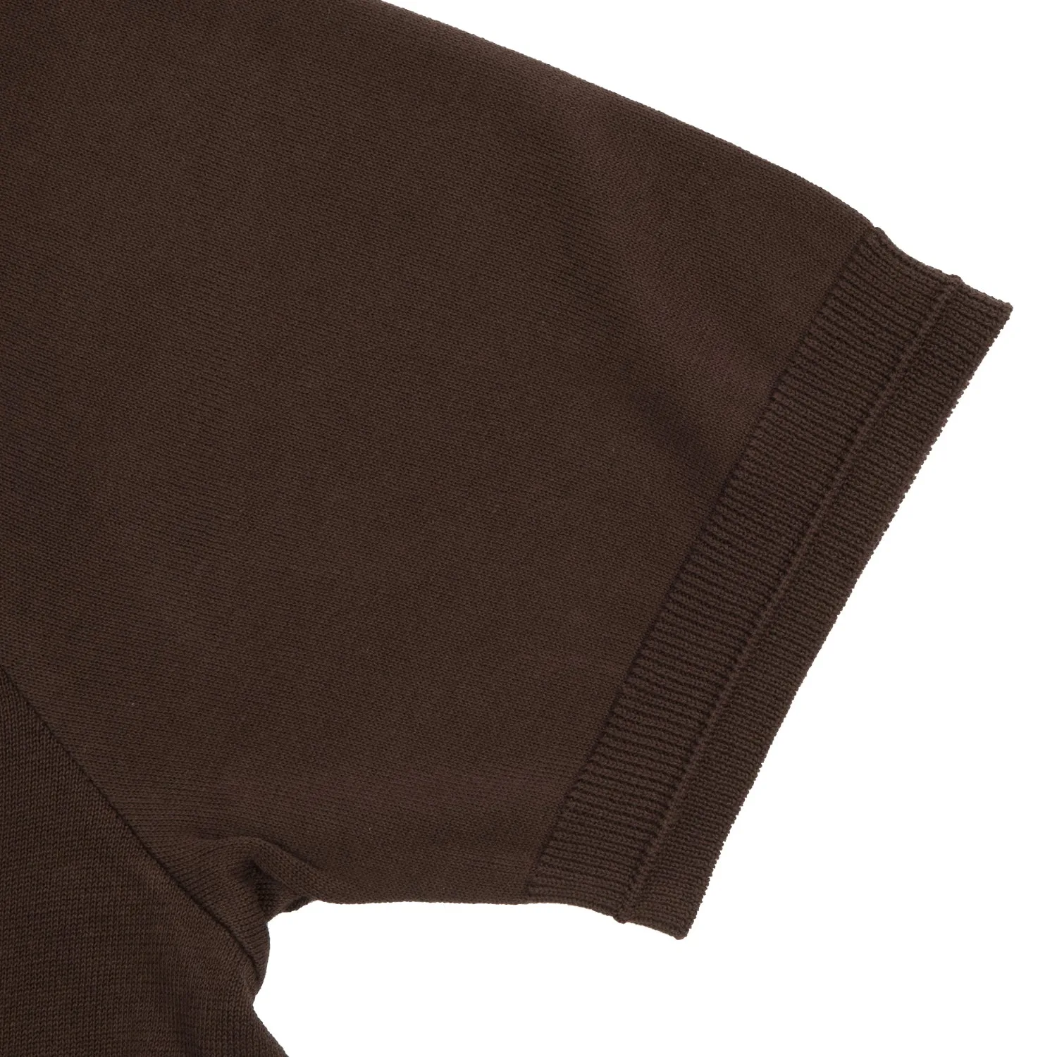 Fujito Brown Knit T-Shirt.