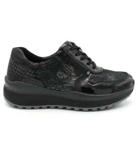 G Comfort Leather Anatomic Sneakers - Black R9881