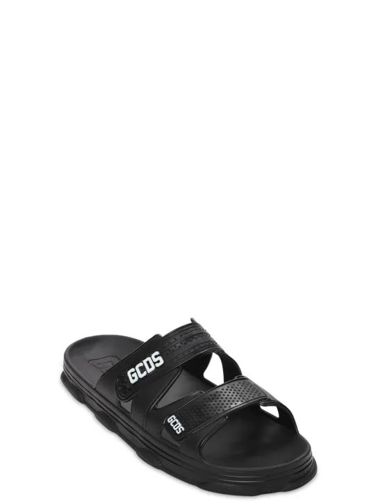 GCDS   Logo rubber pool slides 