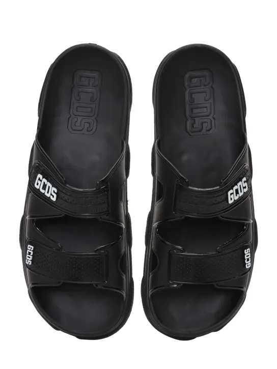 GCDS   Logo rubber pool slides 