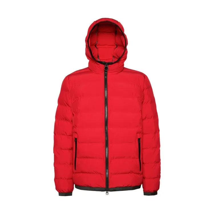 Geox Red Short Men's Jacket with Hood M2629C Spherica