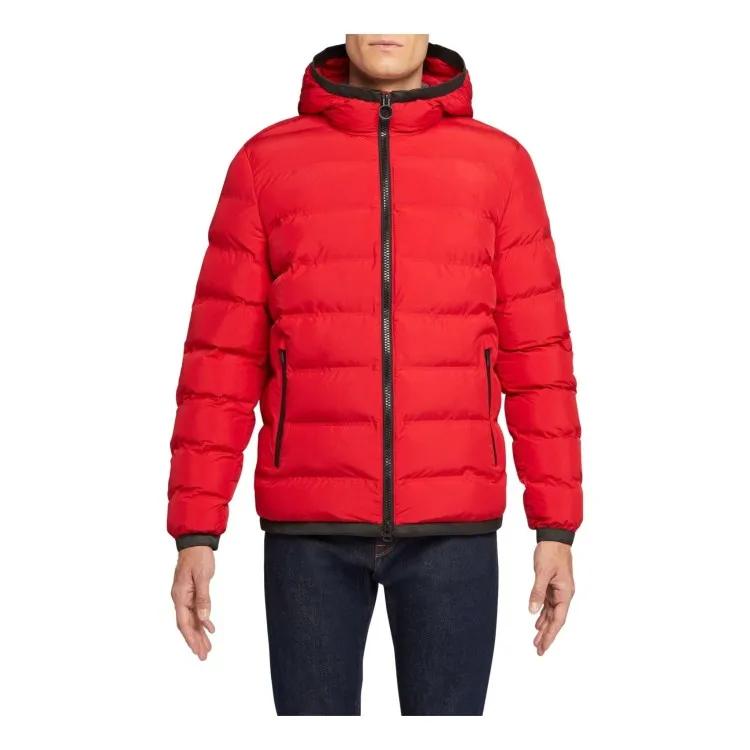 Geox Red Short Men's Jacket with Hood M2629C Spherica