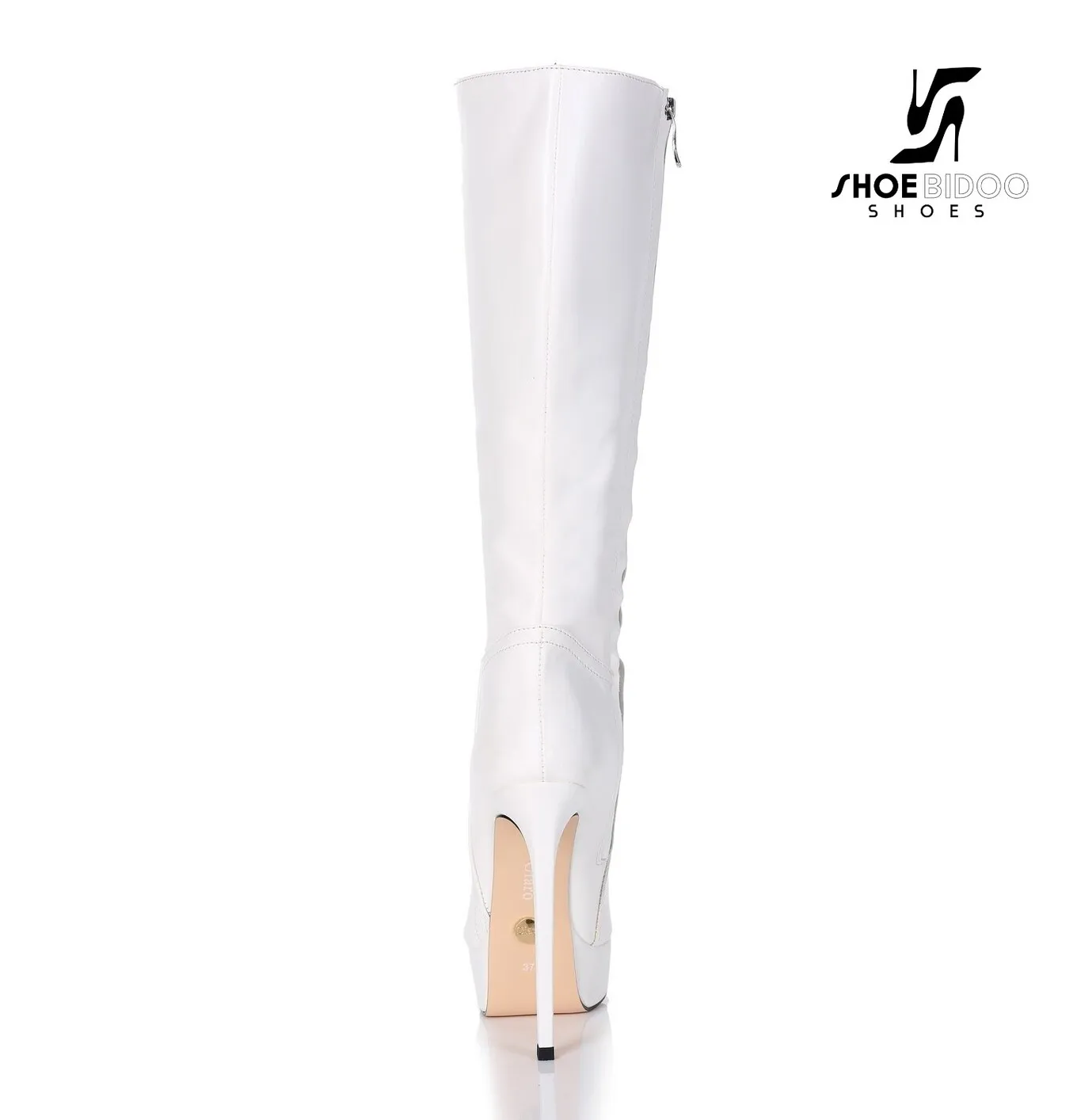 Giaro Giaro Platform knee boots SARAYA in white with 14cm heels