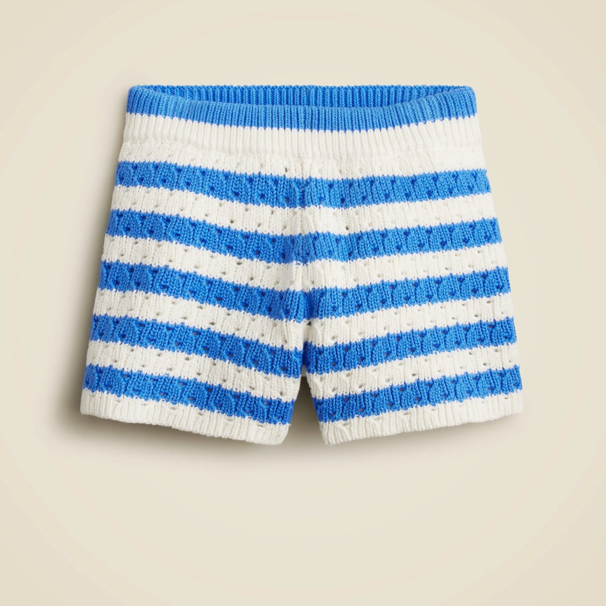 Girls' pointelle-knit short