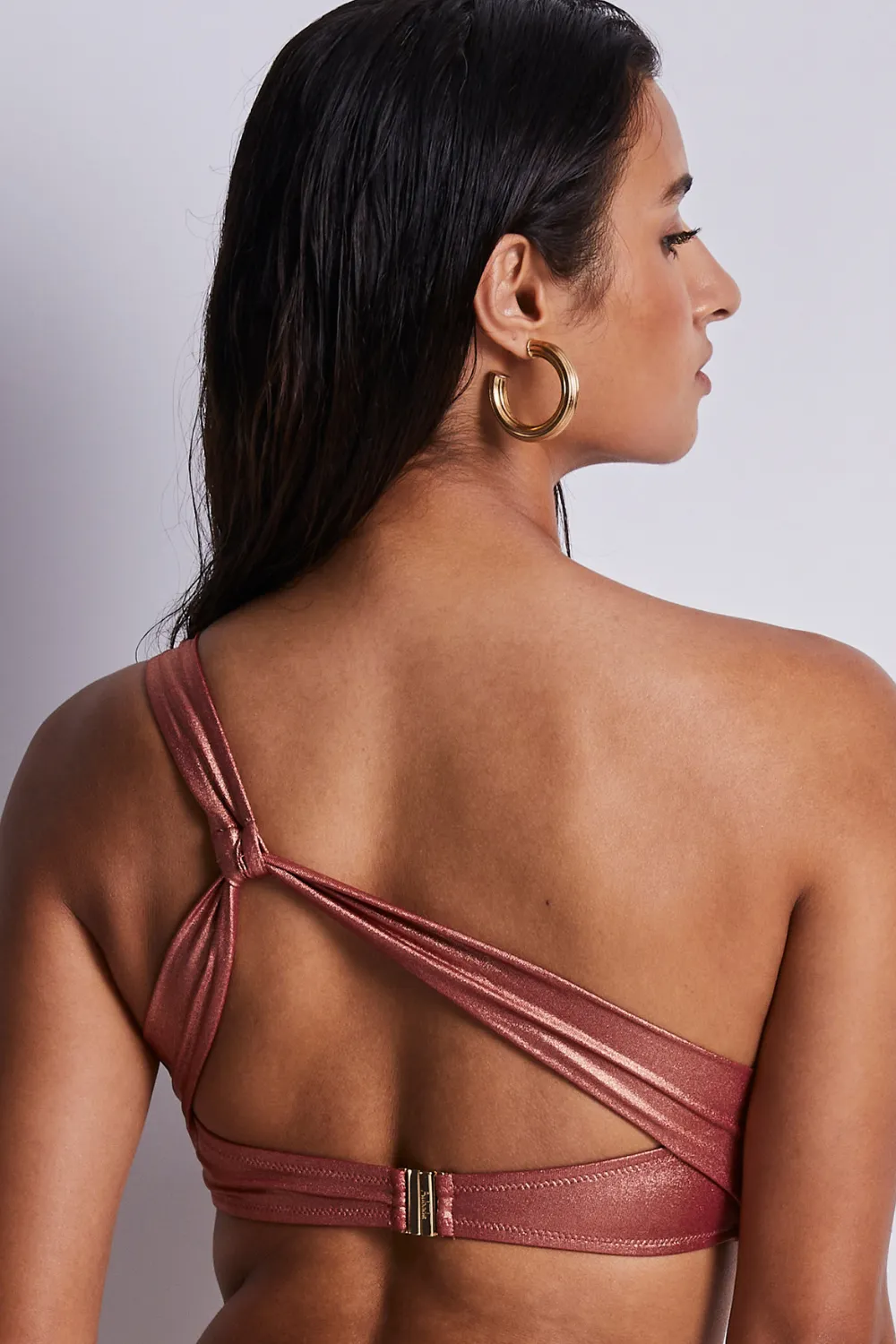 Glowing Sun One Shoulder Swimsuit Top