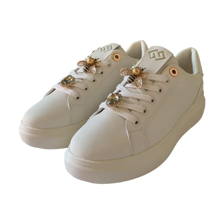 Gold & Gold GB815 Women's Beige Sneakers