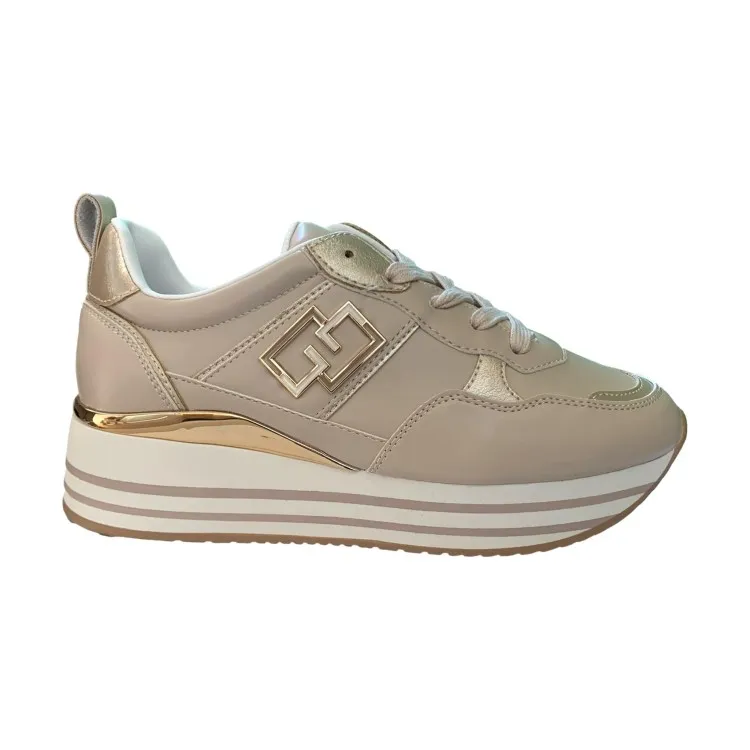 Gold & Gold GB833 Beige Women's Sneakers