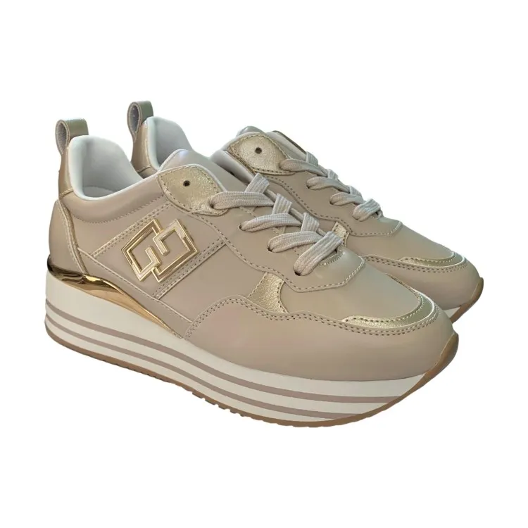 Gold & Gold GB833 Beige Women's Sneakers