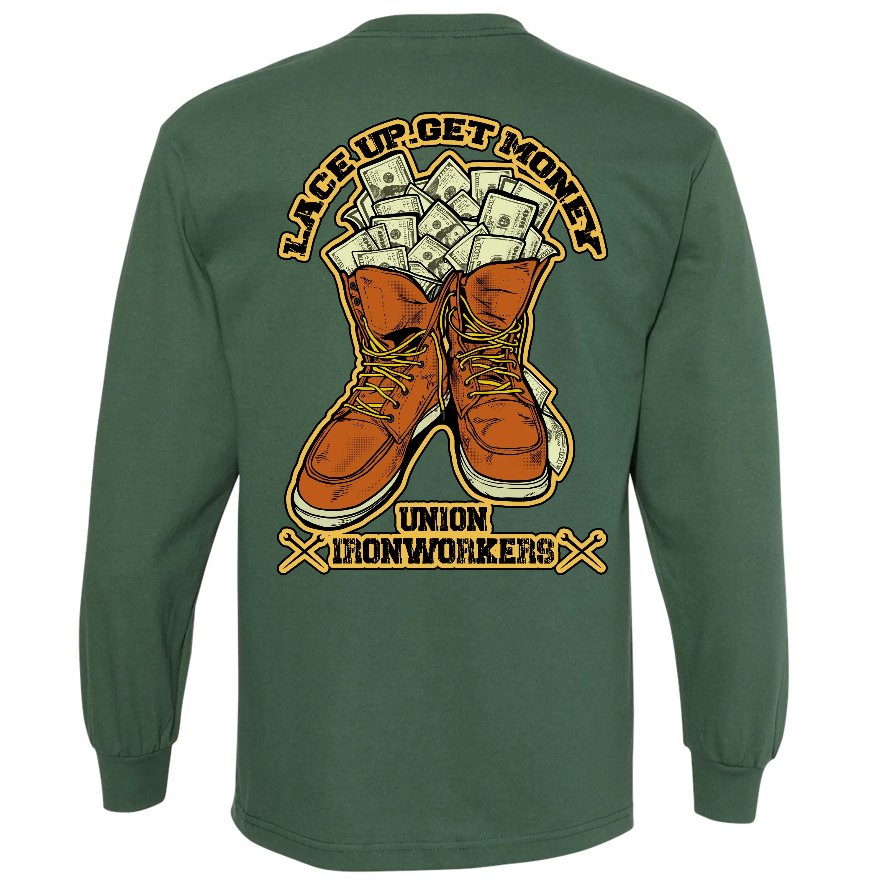 Golden boots long sleeve