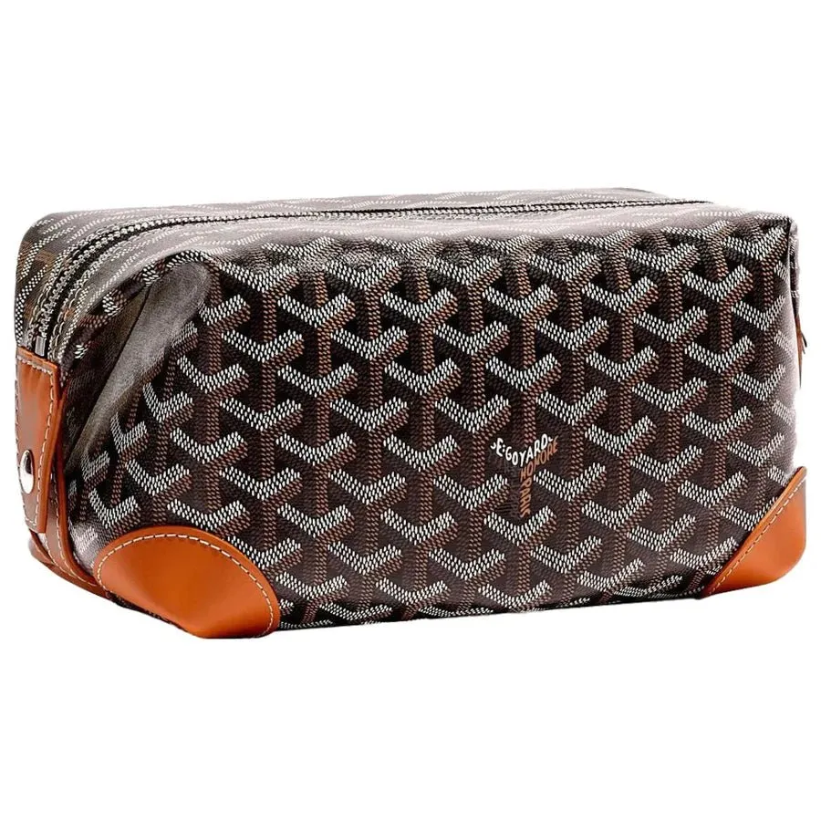 Goyard Boeing 25 Toiletry Bag 'Black / Tan'