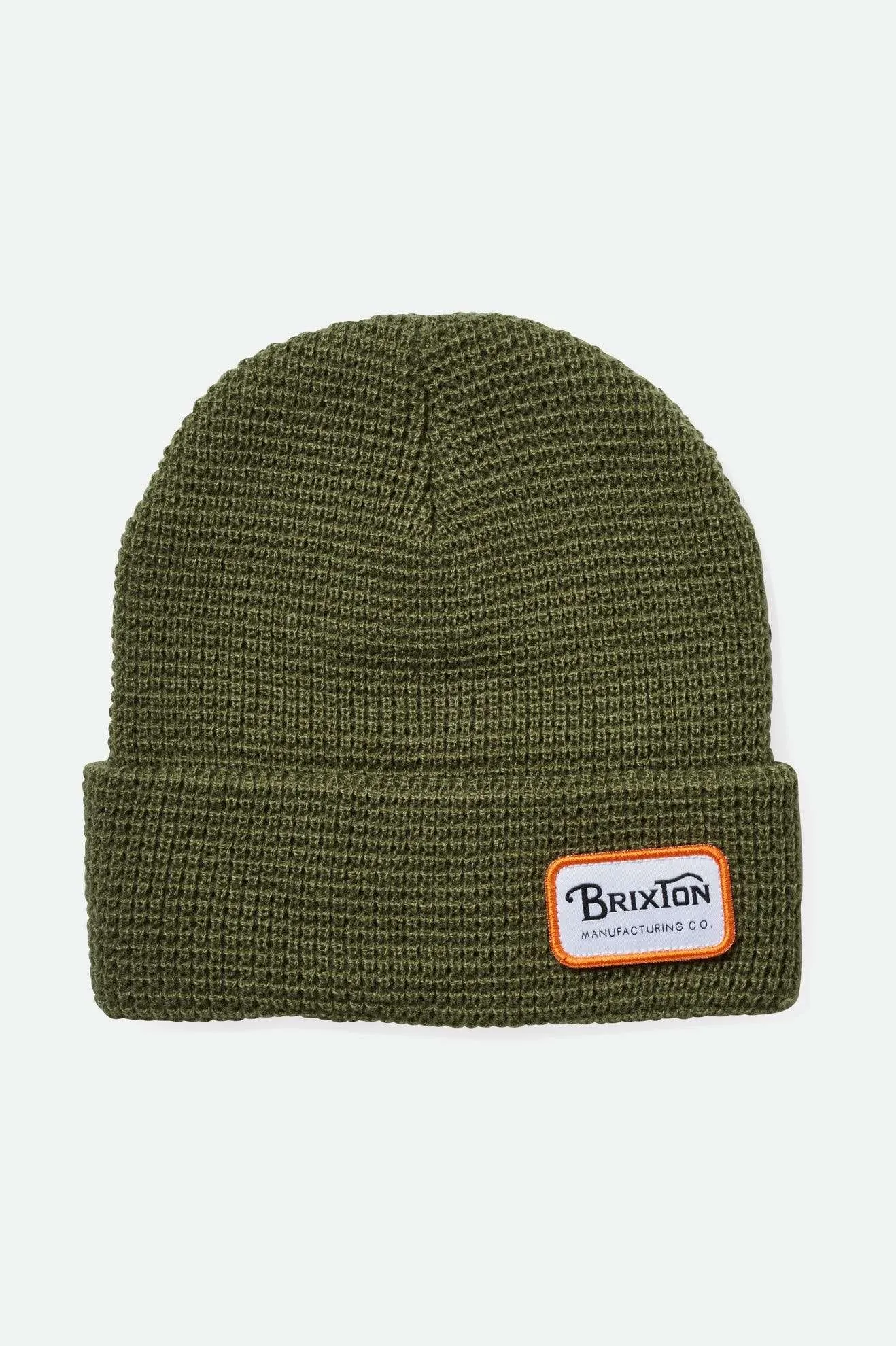 Grade Waffle Knit Beanie - Military Olive