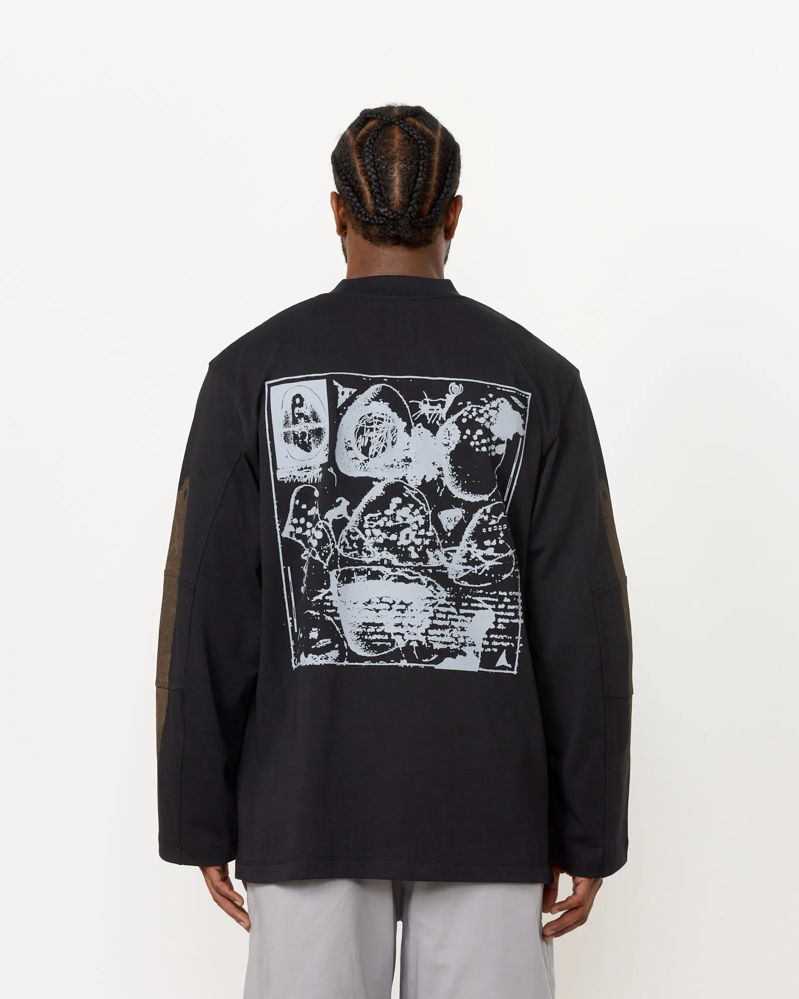 Black Graphic Sweatshirt