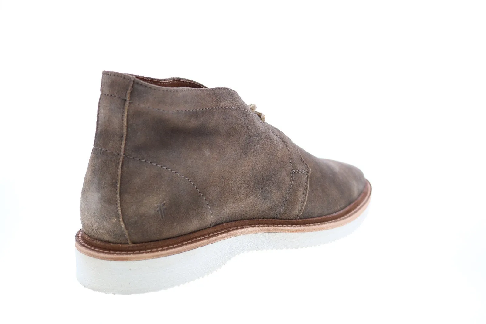 Gray Suede Lace Up Chukka Boots for Men - Frye Paul Light Chukka 80761