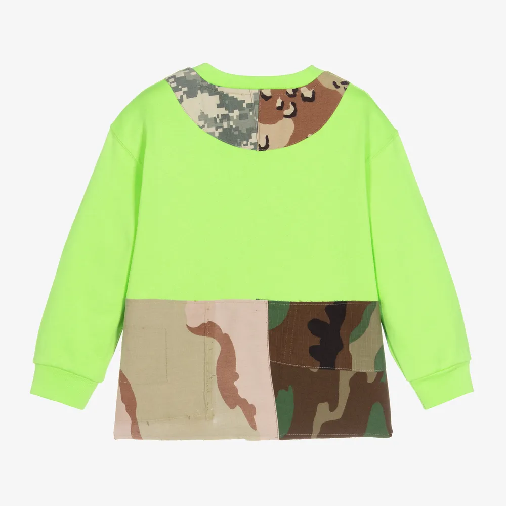 Green Camouflage Sweatshirt