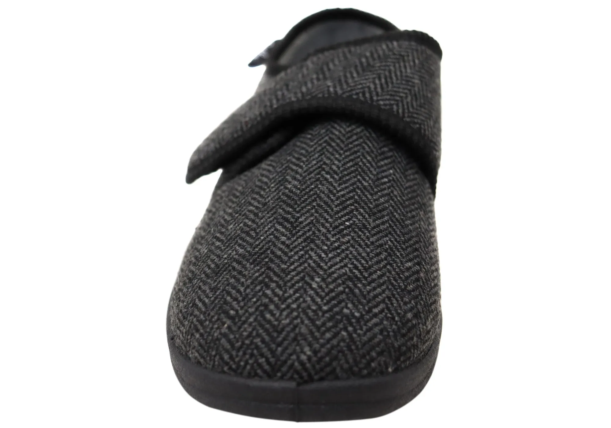 Grosby Gavin Mens Comfortable Adjustable Strap Slippers