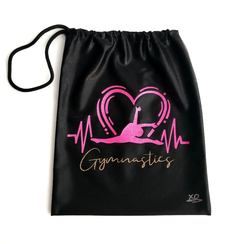 GYMNASTICS TEXT HEARTBEAT BAG