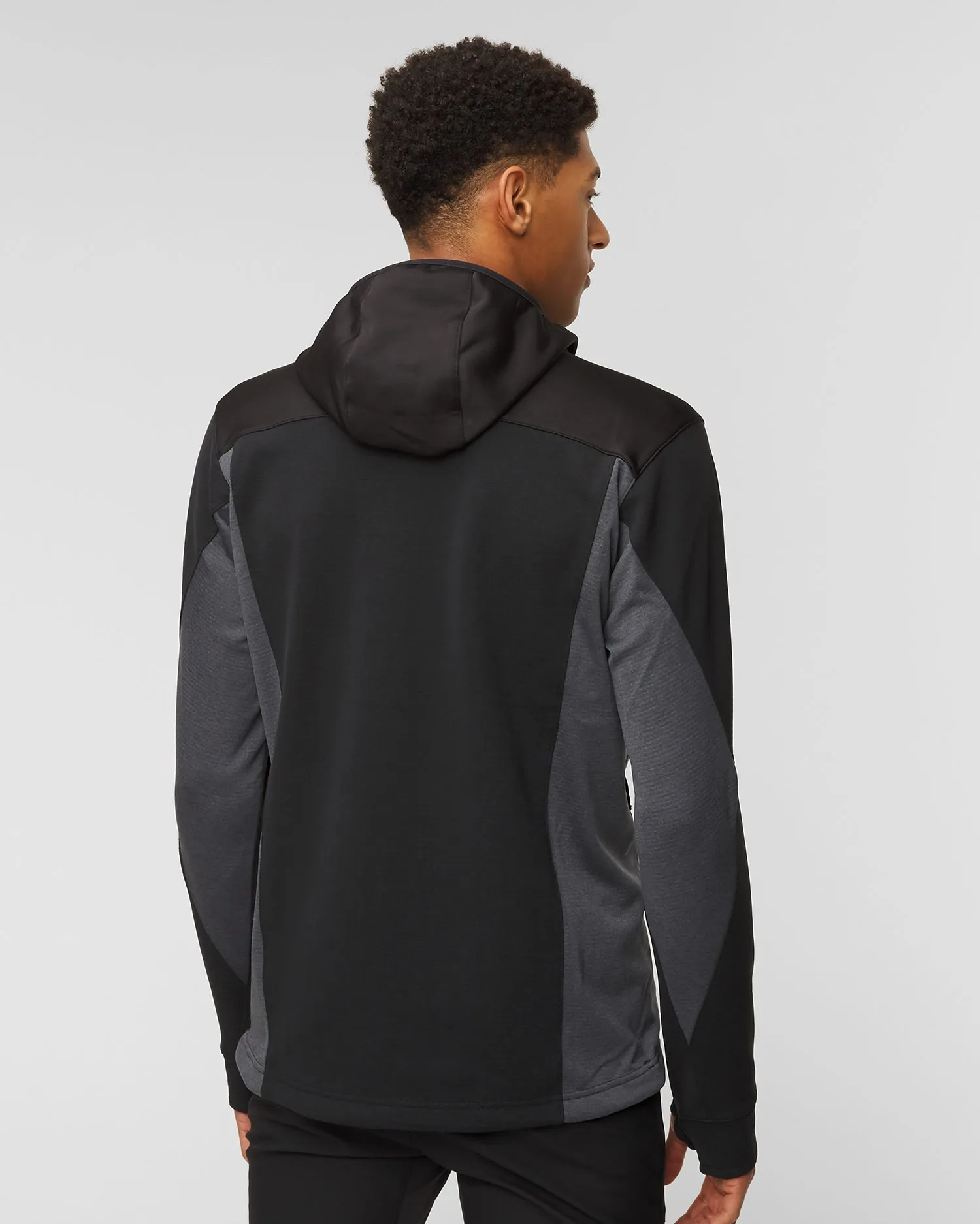 HAGLOFS VASSI MID HOOD sweatshirt 605051-2ct-true-black-magnetite