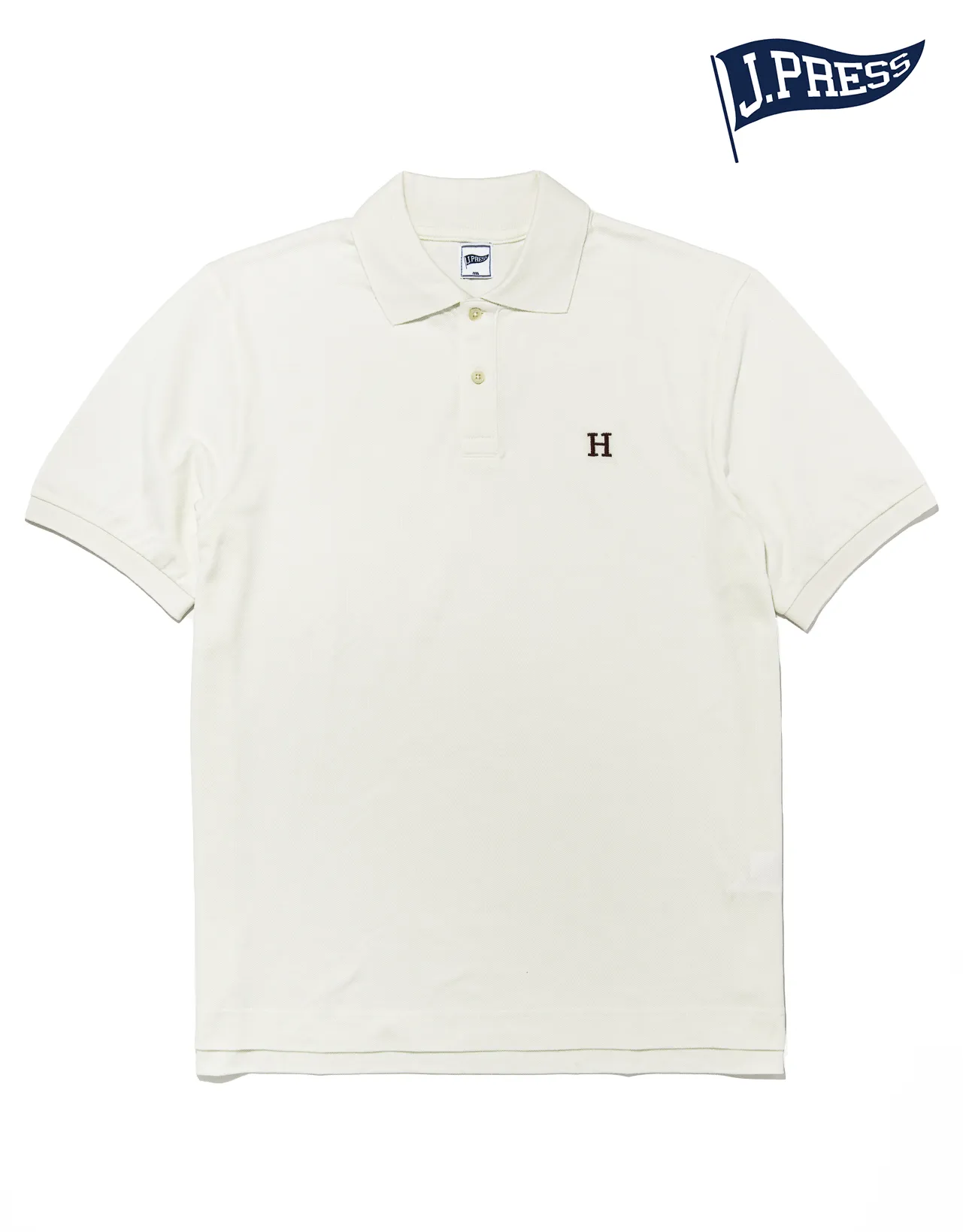 HARVARD POLO SHIRT - WHITE