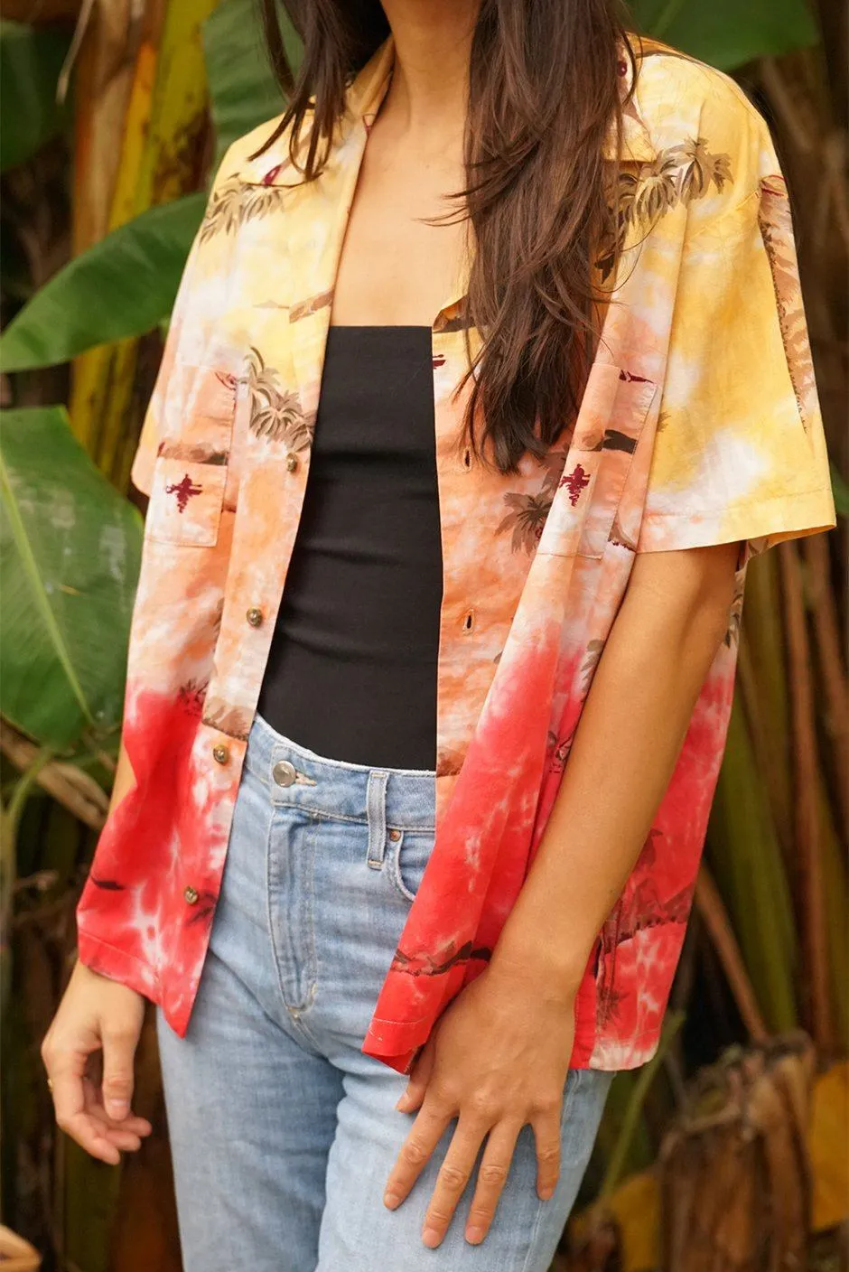 Hawaiian Kai Shirt Mai Tai Tie Dye