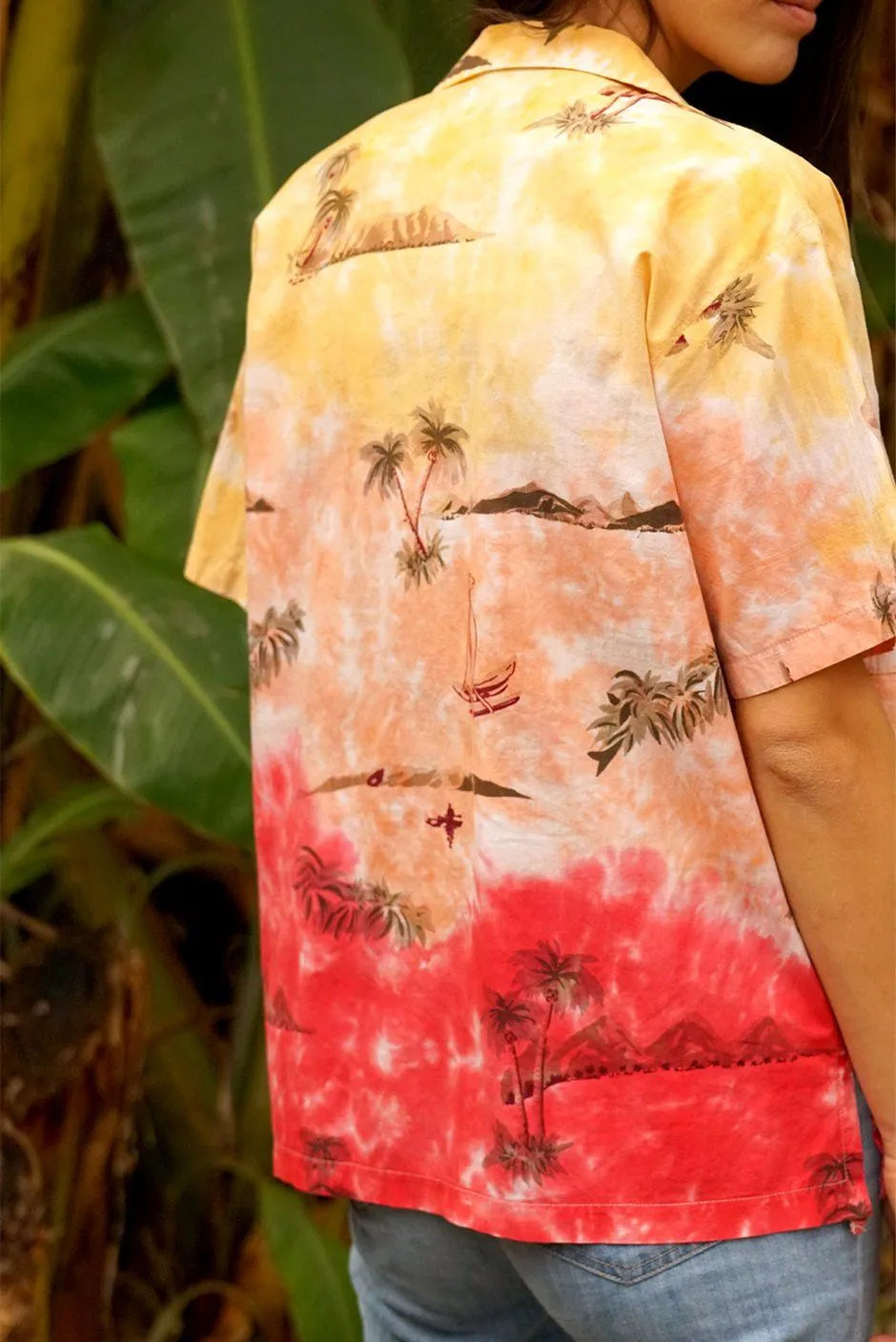 Hawaiian Kai Shirt Mai Tai Tie Dye