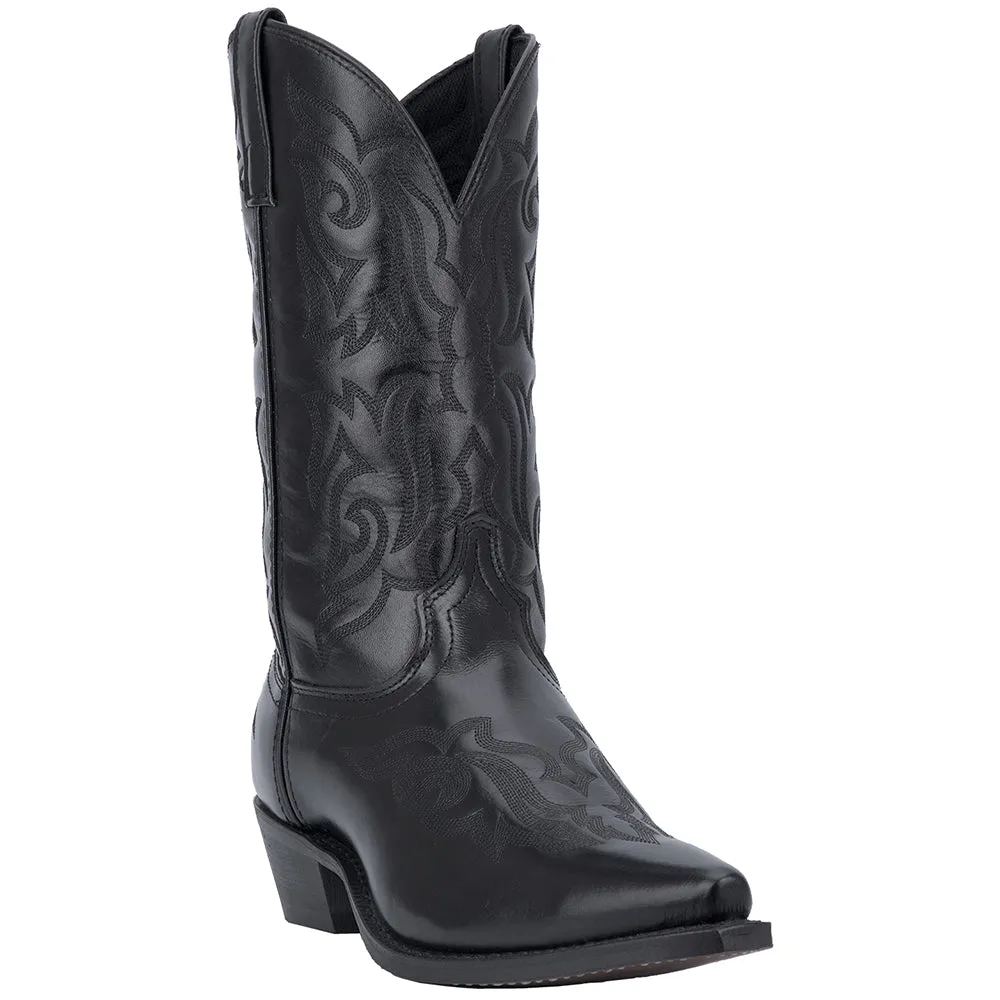 Hawk Embroidered Snip Toe Cowboy Boots