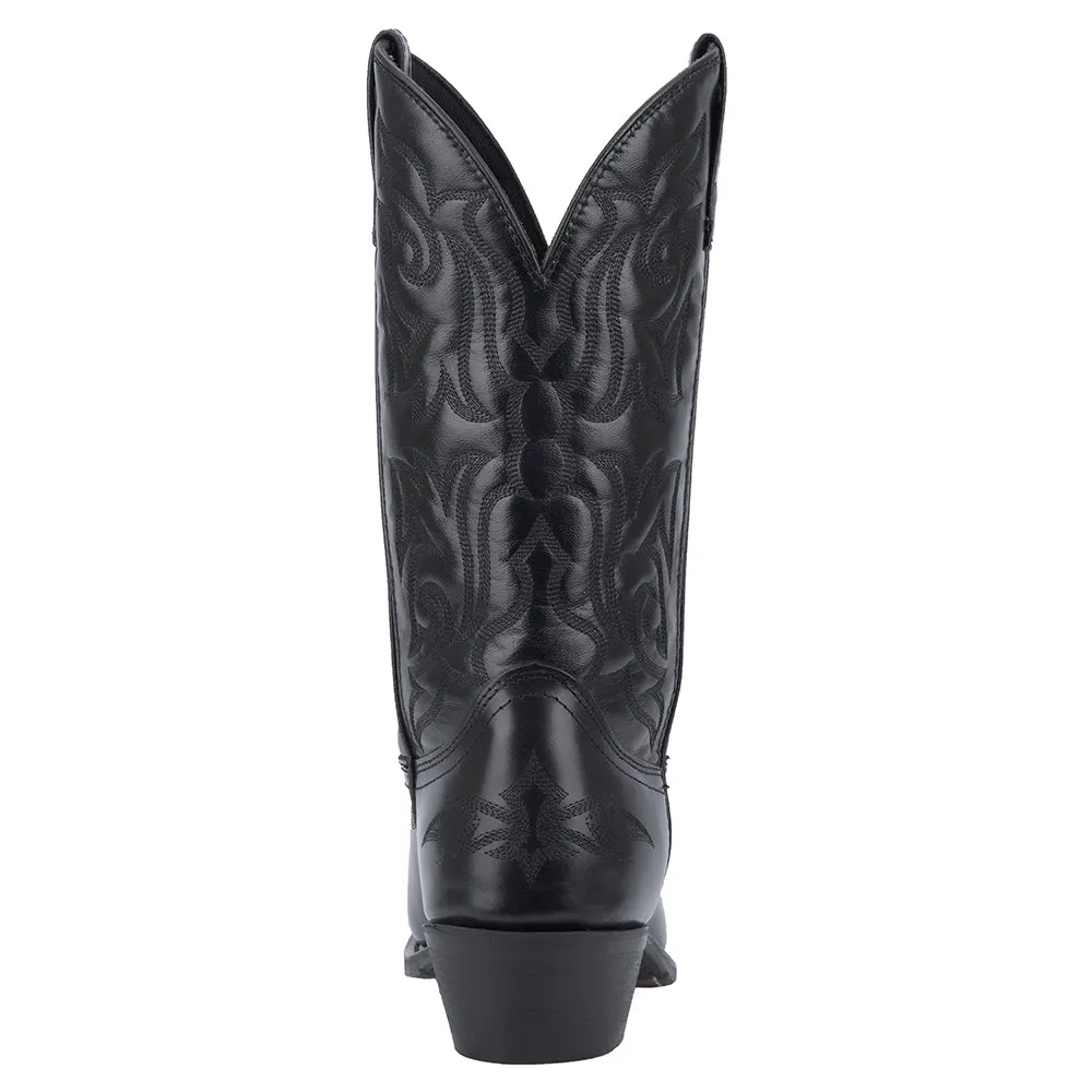 Hawk Embroidered Snip Toe Cowboy Boots